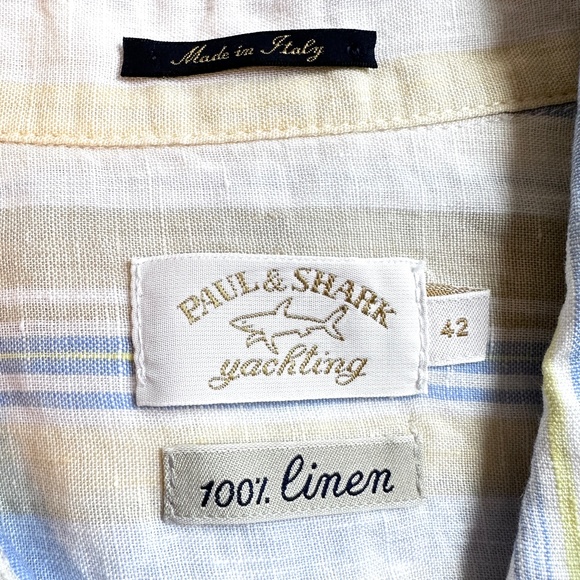 Paul & Shark 100% linen blouse - Picture 6 of 11
